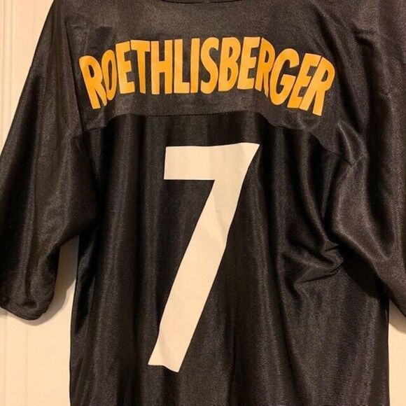 PITTSBURGH STEELERS BEN ROETHLISBERGER SIZE MEDIUM FOOTBALL JERSEY - Picture 2 of 8